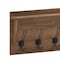 Flash Furniture 24" Rustic Brown Wall Mount Shelf with Hanging Hooks HFKHD-GDIS-CRE8-832315-GG - alternate 9